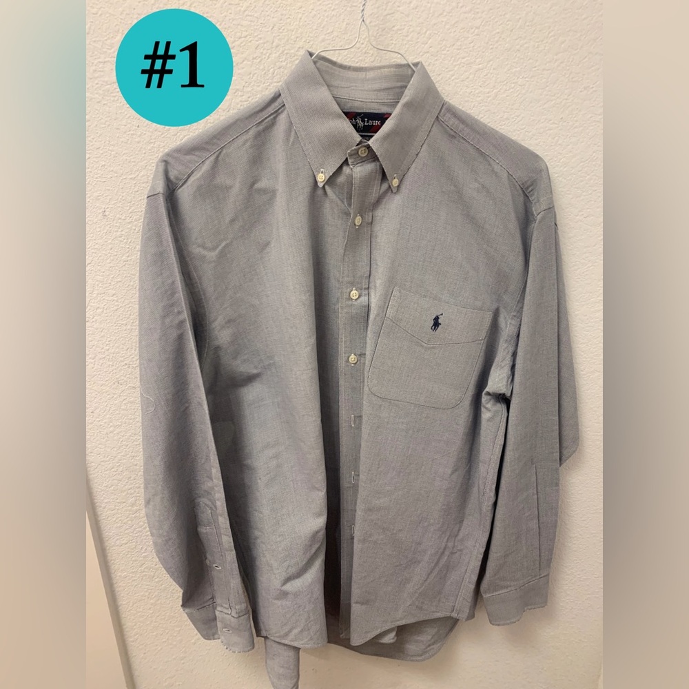 SHIRT BUNDLES: Men's Size Small Ralph Lauren  Button Shirts